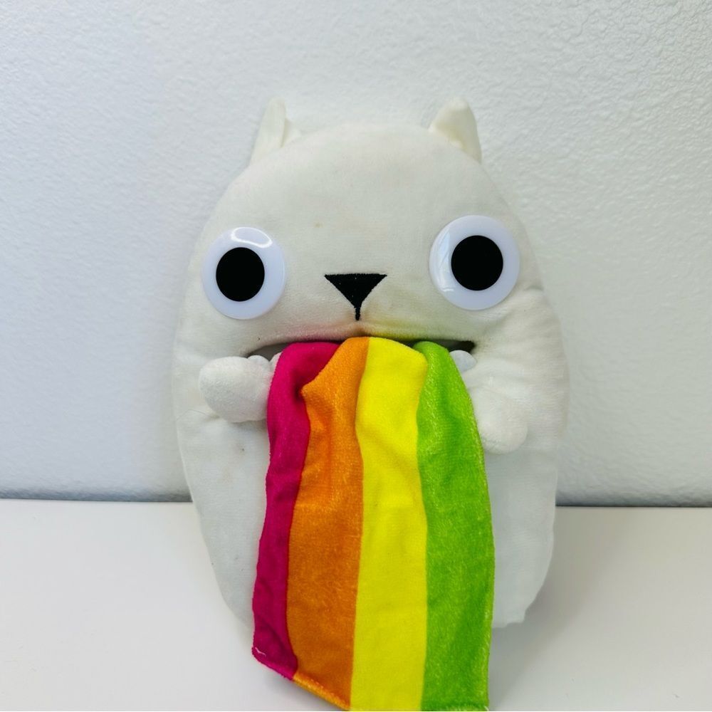 Exploding Kittens White Rainbow 10 In Plush‎